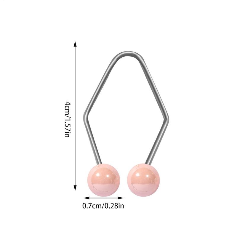 Pink Stainless Steel Face Muscle Exerciser Smile Trainer For Dimples And Facial Shaping - Image 5